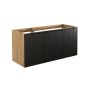 Comad Luxor Black LUXORBLACK821203D szafka 120x46x57 cm czarna-dab zdj.1