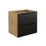 Comad Luxor Black LUXORBLACK82602S szafka 60x46x57 cm czarna-dab zdj.1