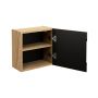 Comad Luxor Black LUXORBLACK83351DQ szafka 35x19x35 cm czarna-dab zdj.4
