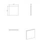Comad Nova Black NOVABLACKB8940 blat 40.4x40 cm czarny zdj.2
