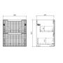 Comad Nova Cashmere NOVACASHMERE82502S szafka 50x39x57 cm podumywalkowa wisząca beżowa zdj.6