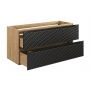 Comad Ocean Black OCEANBLACK821202S szafka 120x46x57 cm czarna-dab zdj.4