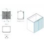 Comad Ocean Black OCEANBLACK82602D szafka 60x46x57 cm czarna-dab zdj.2