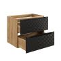 Comad Ocean Black OCEANBLACK82702S szafka 70x46x57 cm czarna-dab zdj.4
