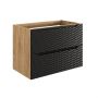 Comad Ocean Black OCEANBLACK82802S szafka 80x46x57 cm czarna-dab zdj.1
