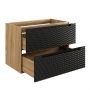 Comad Ocean Black OCEANBLACK82802S szafka 80x46x57 cm czarna-dab zdj.4