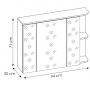 Comad Platinum PLATINUM840FSC szafka 94x20 cm zdj.2