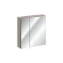 Comad Santa Fe Taupe SANTAFETAUPE8460A2D szafka 60x17x65 cm z lustrem szara zdj.2