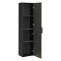 Comad Xilo szafka 35x25x140 cm boczna wisząca czarna-szara-dąb XILO BLACK WOTAN 80-01-D-1D zdj.3