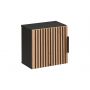 Comad Xilo XILOBLACKWOTAN8301D1D szafka 35x35x22 cm boczna wisząca czarna-szara-dąb zdj.2
