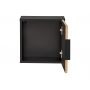 Comad Xilo XILOBLACKWOTAN8301D1D szafka 35x35x22 cm boczna wisząca czarna-szara-dąb zdj.5