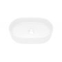 Comad Beyond BEYOND5WHITEE6564 umywalka 48x32.5 cm owalna nablatowa biała zdj.1
