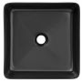 Comad Slim UM6276SLIM40BLACKDP umywalka 37x37 cm kwadratowa nablatowa czarna zdj.2