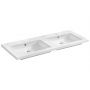 Comad Spirit UM8070SPIRIT120D umywalka 121x46 cm prostokątna meblowa-podwójna biała zdj.3