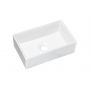 Comad Gaja UNGAJA35SW78570A35 umywalka 35x22 cm prostokątna nablatowa biała zdj.1