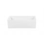 Comad Gaja UNGAJA35SW78570A35 umywalka 35x22 cm prostokątna nablatowa biała zdj.3