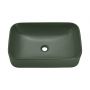 Comad Kama UNKAMAMFG60 umywalka 61x38 cm prostokątna nablatowa zielona zdj.3