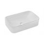 Comad Kama UNKATI60SW7857B60 umywalka 61x38 cm prostokątna nablatowa biała zdj.1