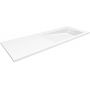 Cristalstone Linea Ideal U1200MBPOLBCRBO umywalka 120x45 cm prostokątna wpuszczana-z blatem biała zdj.1