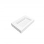 Cristalstone Linea Ideal U700MCOLCBO umywalka 70x45 cm prostokątna biała zdj.4