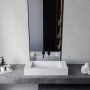 Cristalstone Linea Diago U700MCOLCW umywalka 70x30 cm prostokątna nablatowa biała zdj.4