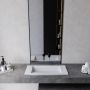 Cristalstone Linea Diago U700MCOLCWCR umywalka 70x30 cm prostokątna wpuszczana biała zdj.4
