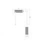 Cersanit Zen S951881 uchwyt na papier toaletowy czarny zdj.2