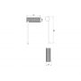 Cersanit Zen S951882 uchwyt na papier toaletowy chrom zdj.2