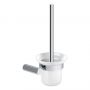 Cersanit Zen S951898 szczotka toaletowa ścienny chrom zdj.1