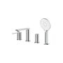 Cersanit Virgo S522107 bateria wannowo-prysznicowa nawannowa chrom zdj.1