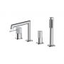 Cersanit Zen S951565 bateria wannowo-prysznicowa nawannowa chrom zdj.1