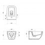Cersanit Virgo K118001 bidet wiszący zdj.2
