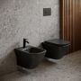 Cersanit Larga K677041 bidet wiszący czarny zdj.7