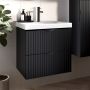 Cersanit Tirso S801588 umywalka z szafką 100 cm czarną zdj.6