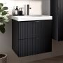 Cersanit Tirso S801587 umywalka z szafką 80 cm czarną zdj.6