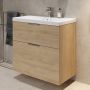 Cersanit City S4004134 umywalka z szafką 60 cm dąb zdj.8