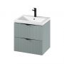 Cersanit Tirso S1015015 szafka 59.4x44.7x57.2 cm podumywalkowa wisząca niebieska-zielona zdj.4
