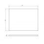 Cersanit Tirso S1015026 blat 60x45 cm niebieski-zielony zdj.2