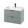 Cersanit Tirso S1017001 szafka 79.4x44.7x57.2 cm podumywalkowa wisząca niebieska-zielona zdj.4