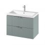 Cersanit Tirso S1017001 szafka 79.4x44.7x57.2 cm podumywalkowa wisząca niebieska-zielona zdj.5