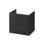 Cersanit Tirso S1017010 szafka 59.4x44.7x57.2 cm podumywalkowa wisząca czarna zdj.1