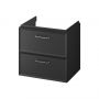 Cersanit Milagros S1021002 szafka 59.4x37.4x55.1 cm podumywalkowa wisząca czarna zdj.3