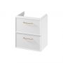 Cersanit Milagros S1021005 szafka 49.4x34.6x55.1 cm podumywalkowa wisząca biała zdj.4