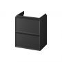 Cersanit Milagros S1021006 szafka 49.4x34.6x55.1 cm podumywalkowa wisząca czarna zdj.1