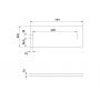 Cersanit Moduo S1026056 blat do stelaża 56.4x22.5 cm beżowy zdj.2