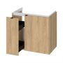 Cersanit Ovida S1058011 szafka 79.4x45x70 cm podumywalkowa wisząca dąb zdj.3