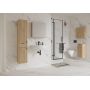 Cersanit Ovida S1058012 szafka 30x30x150 cm boczna wisząca dąb zdj.9