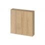 Cersanit Ovida S1058014 szafka 59.4x13.8x59.2 cm boczna wisząca dąb zdj.1