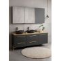 Cersanit Larga S164030 szafka 40x14x80 cm boczna wisząca antracyt zdj.5