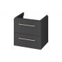 Cersanit Larga S164036 szafka 59.4x44.4x57.2 cm podumywalkowa wisząca antracyt zdj.4